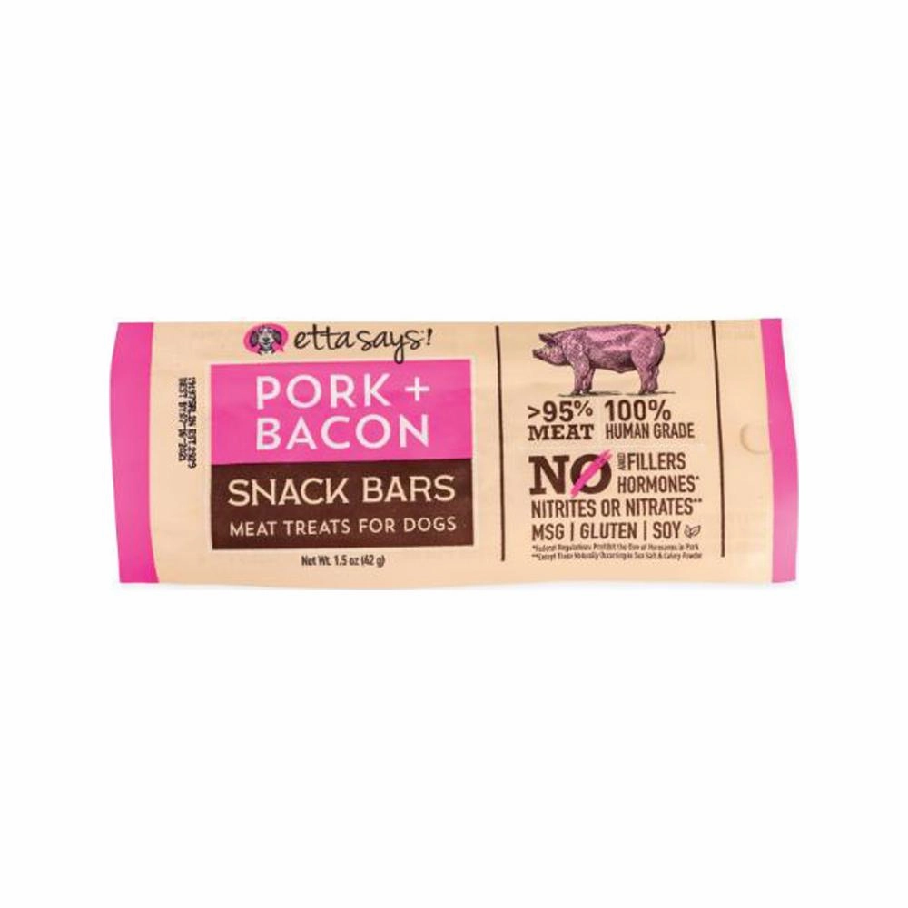 Pork & Bacon Snack Bars Dog Treats