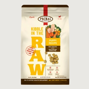 PRIMAL Kibble in the Raw Puppy Recipe Dog Food