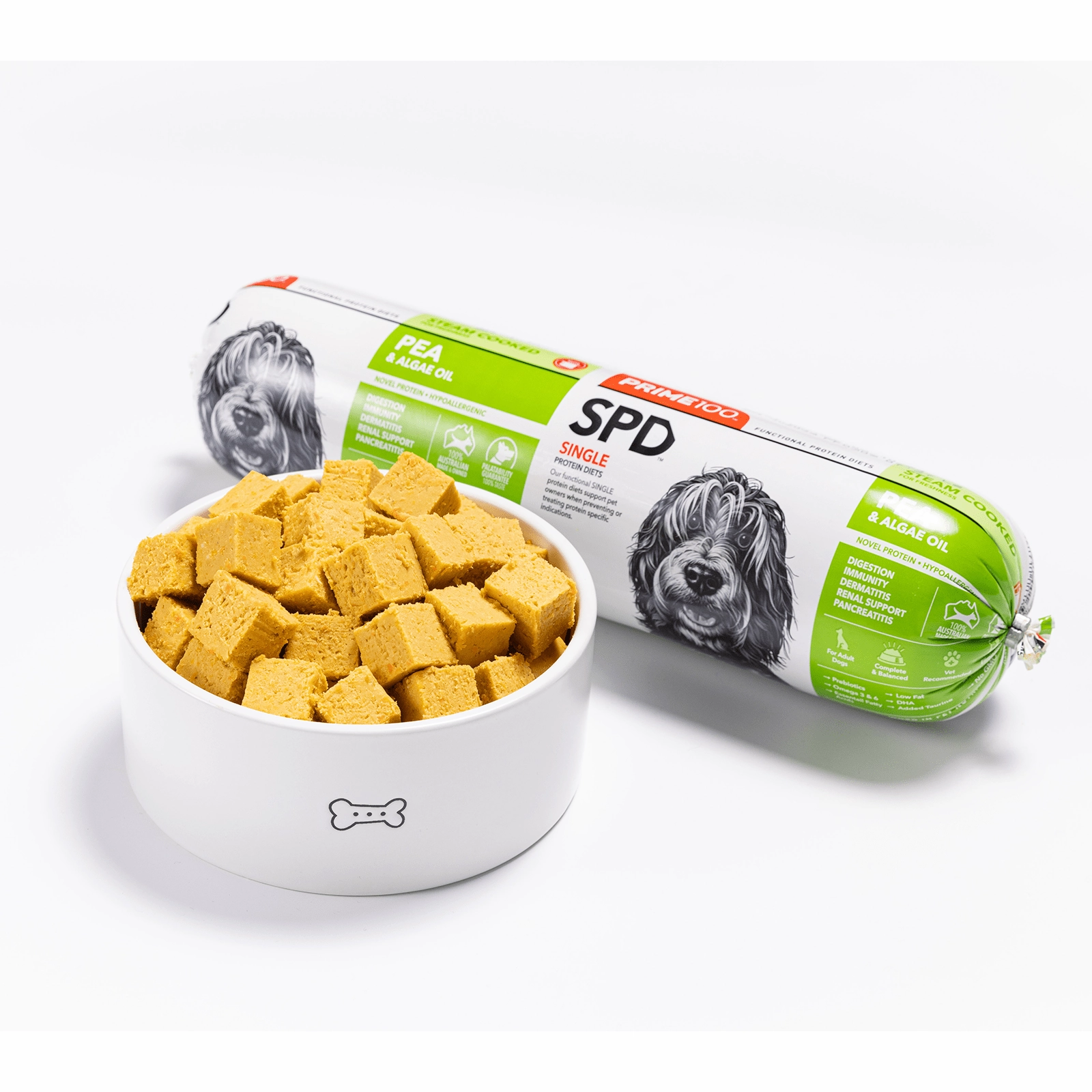 Prime100 Dog Food Roll A/F 200V Pea & Algae Oil