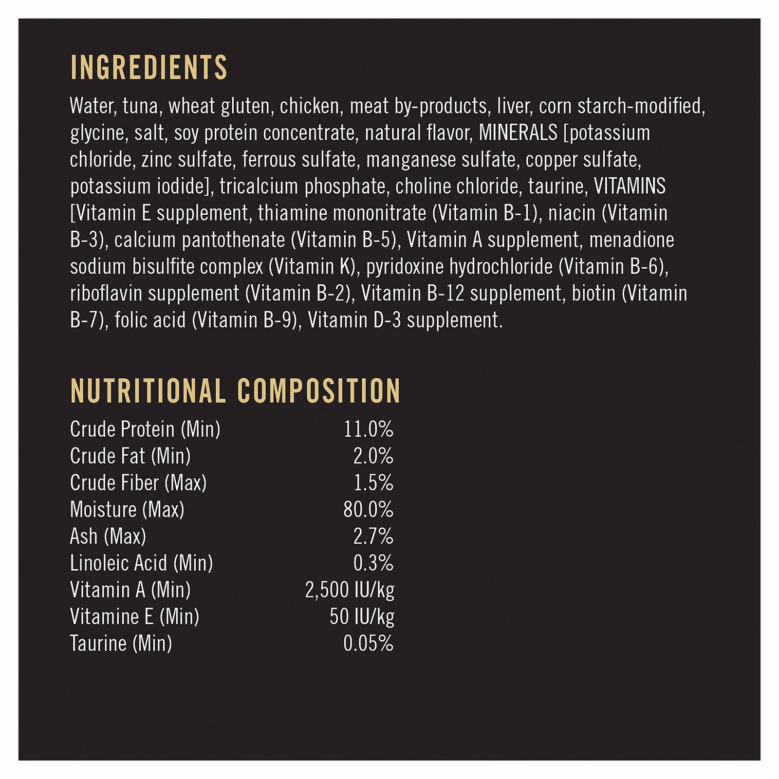 Pro Plan Cat Food Can Adult Complete Essentials Tuna Entre