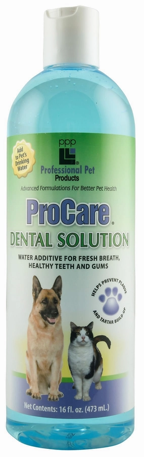 ProCare Dental Solution for Dogs & Cats, 16 oz