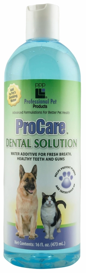 ProCare Dental Solution for Dogs & Cats, 16 oz