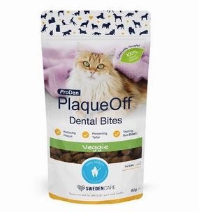 ProDen PlaqueOff Dental Bites Cat Treats 60g