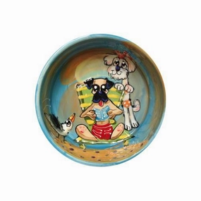 Pug 8 Dog Bowl