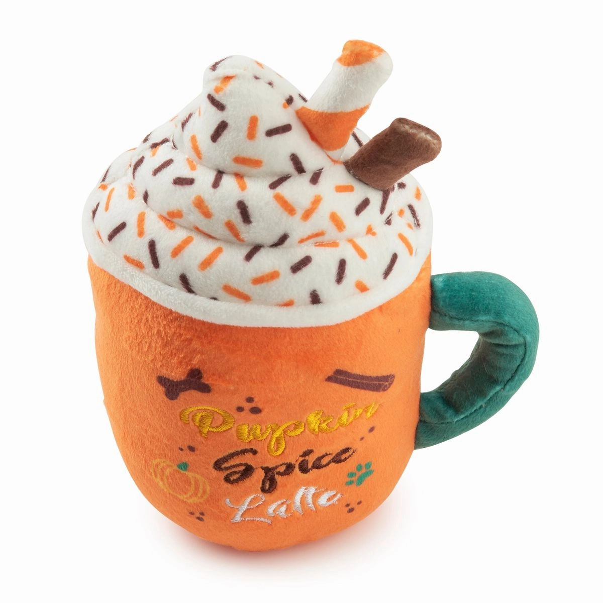 Pupkin Spice Latte Mug Dog Toy