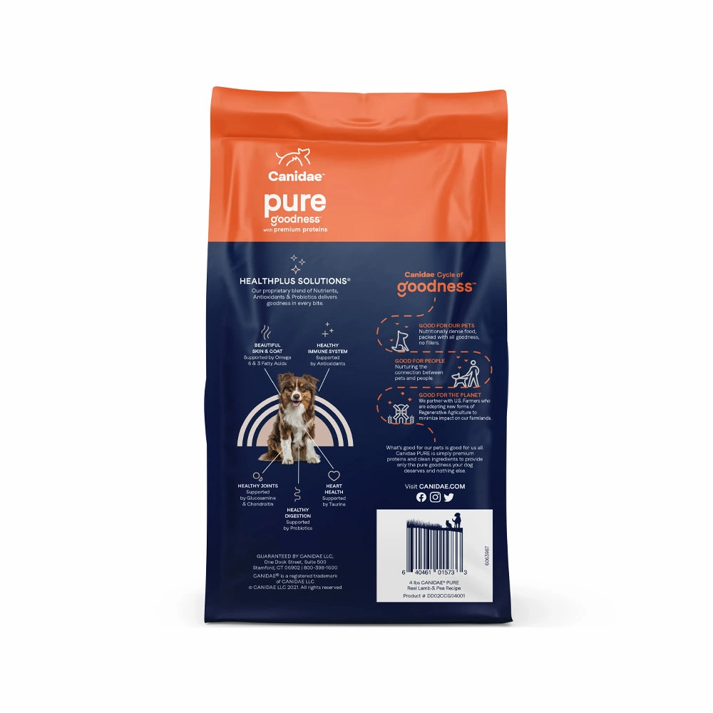 PURE Grain Free Dog Dry Food - Lamb & Pea