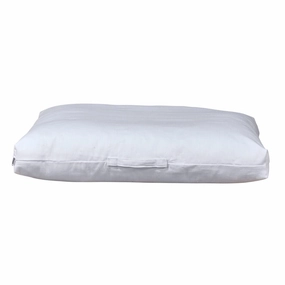 Pure White Linen Blend The Avenue Dog Bed