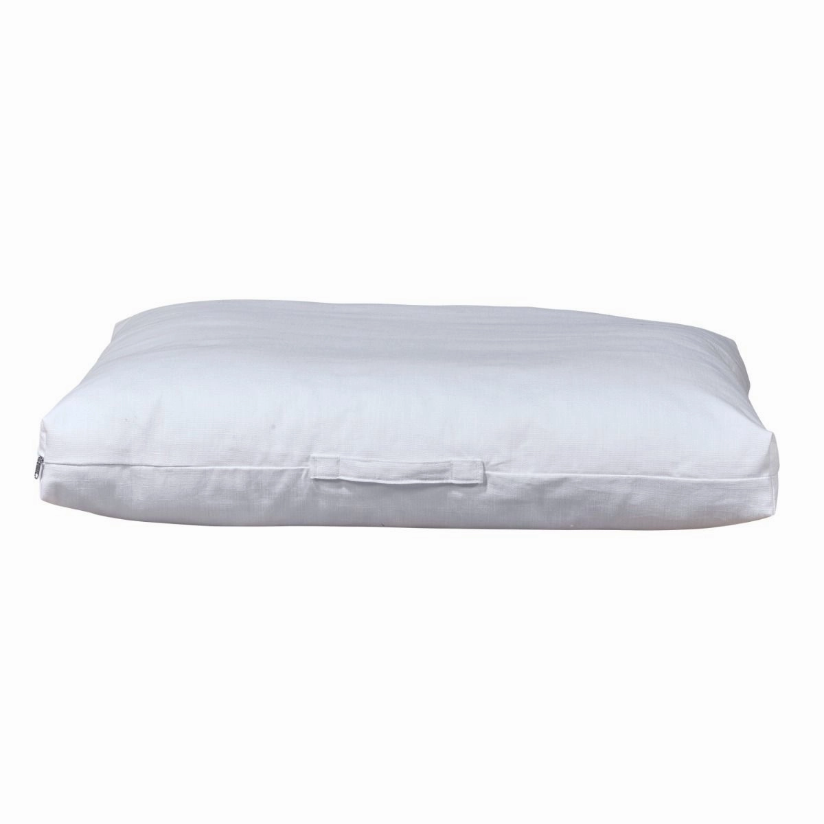 Pure White Linen Blend The Avenue Dog Bed
