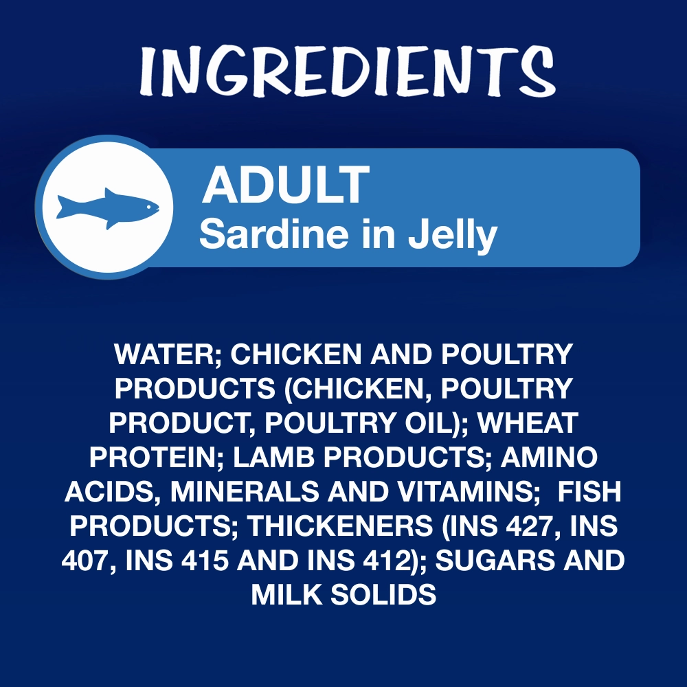 Purina Felix Mackerel with Jelly and Sardine with Jelly Adult Cat Wet Food Combo