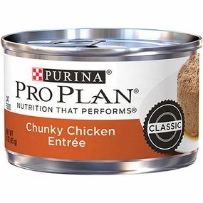 Purina Pro Plan Adult Chunky Chicken Entre Canned Cat Food
