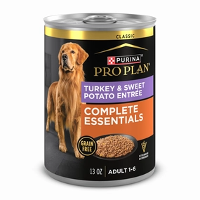 Purina Pro Plan Dog Food, Grain Free Wet Classic Turkey and Sweet Potato Entre