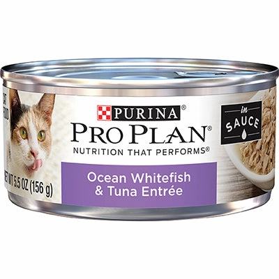 Purina Pro Plan Ocean Whitefish & Tuna Entre in Sauce