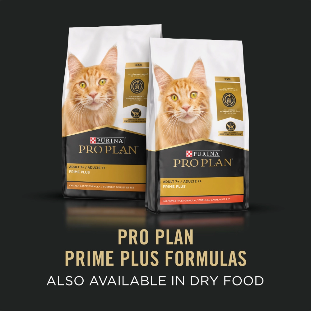Purina Pro Plan Prime Plus 7  Chicken & Beef Entree Classic Canned Cat Food