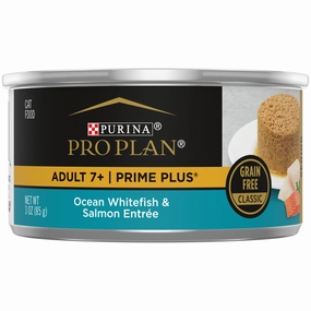 Purina Pro Plan Prime Plus 7  Ocean Whitefish & Salmon Entree Classic Canned Cat Food