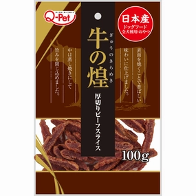 Q-Pet Dog Gyuno Kirameki Thick-Sliced Beef 100g