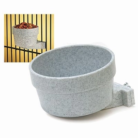 Quick Lock Crock Removable Food & Water Bowl for Cages, Kennels, & Crates