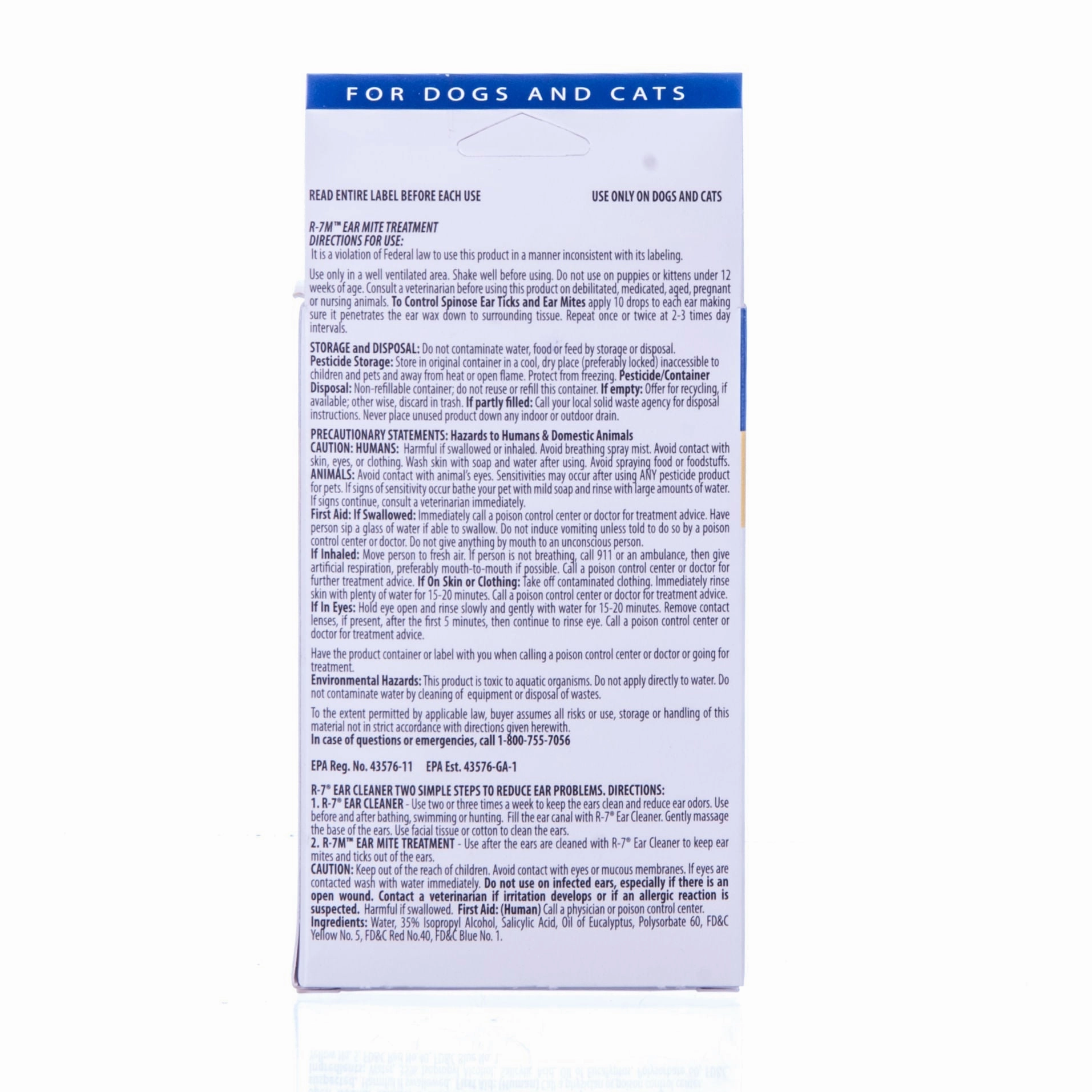 R-7M Ear Mite Treatment Kit
