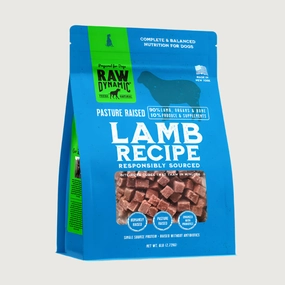 RAW DYNAMIC Frozen Raw Pasture Raised Lamb Recipe for Dogs