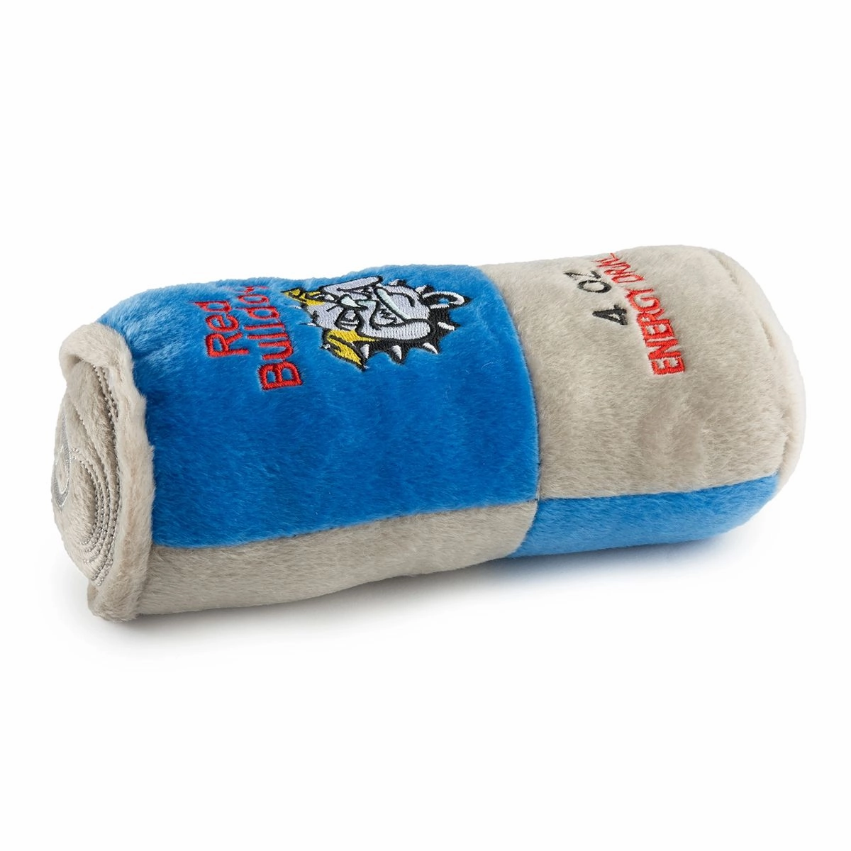 Red Bulldog Energy Drink Dog Toy