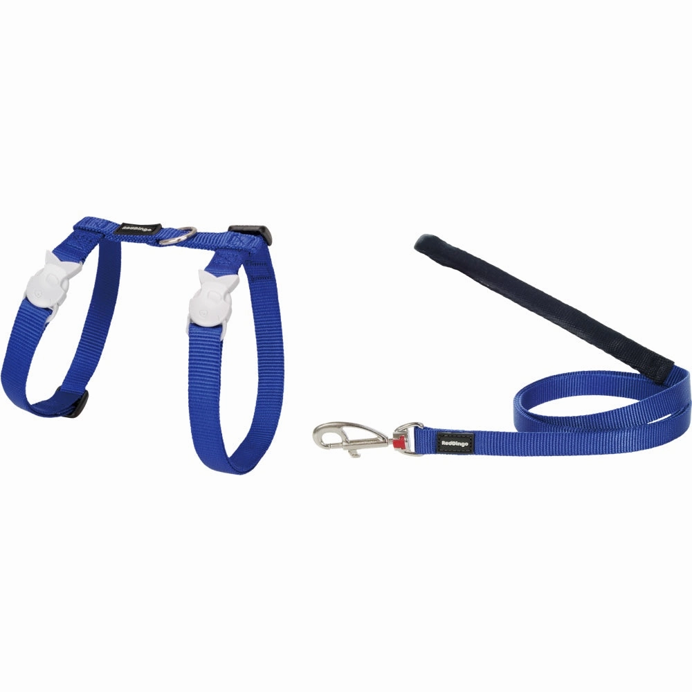 Red Dingo Classic Cat Harness & Lead Combo