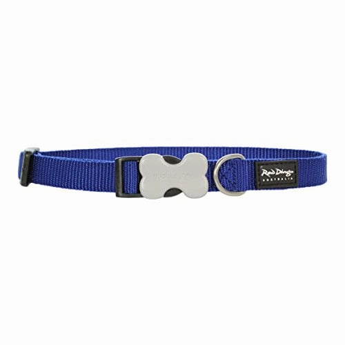 Red Dingo Dog Collar Blue (15mm x 24-36cm)