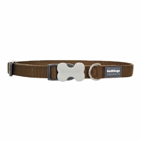 Red Dingo Dog Collar Brown S (12mm x 20-32cm)