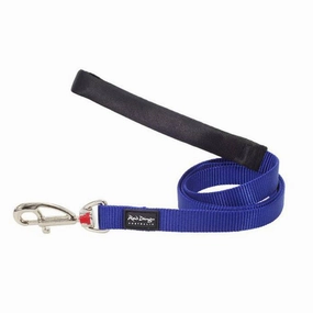 Red Dingo Dog Fixed Plain Lead Dark Blue (20mm x 1.2m)
