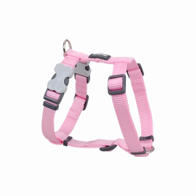 Red Dingo Dog Plain Harness Pink 15mm
