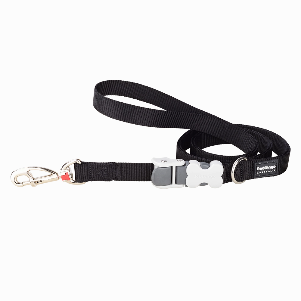 Red Dingo Dog Super Lead Classic Black S