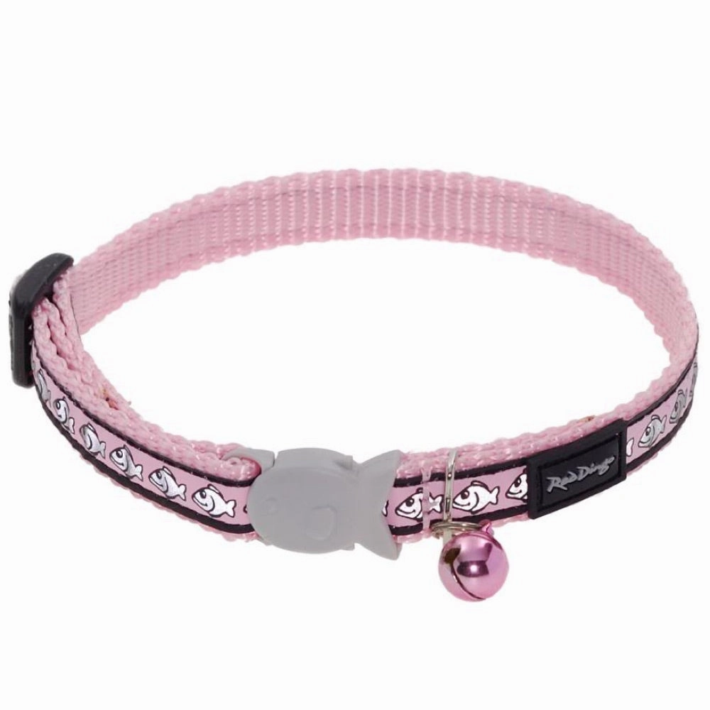 Red Dingo Reflective Fish Cat Collar