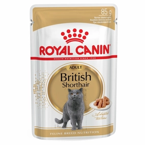 Royal Canin Cat Food Pouch Adult British Shorthair Gravy