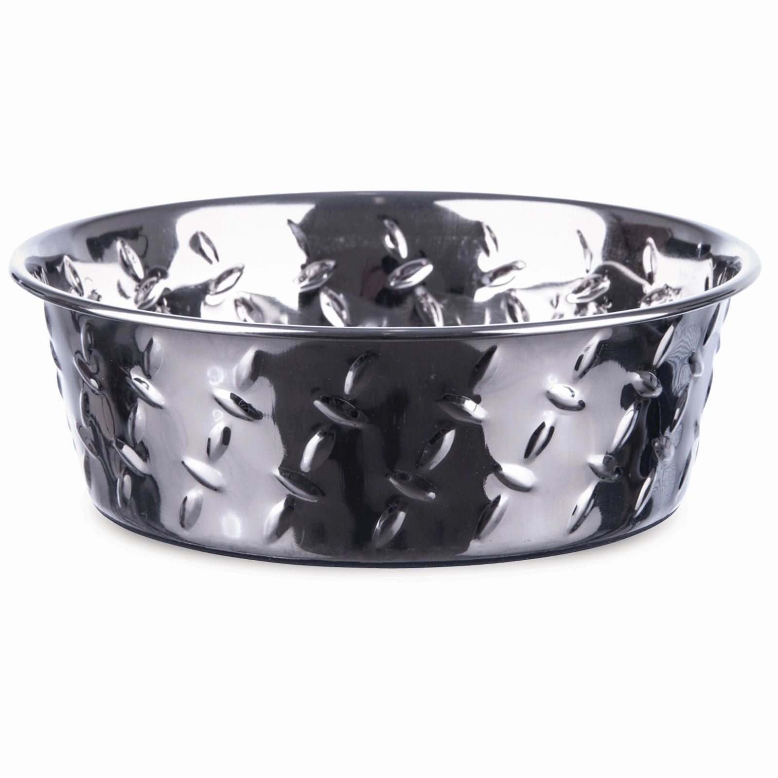 Ruff-N-Tuff Diamond Plate Steel Bowls
