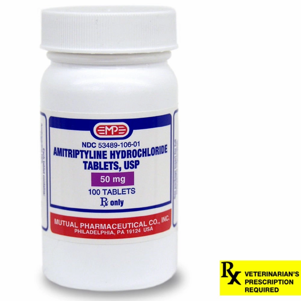 Rx Amitriptyline HCl (Generic) Tablets for Dogs & Cats