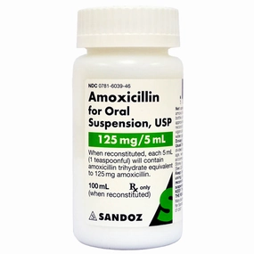 Rx Amoxicillin (Generic) Oral Suspension for Dogs & Cats