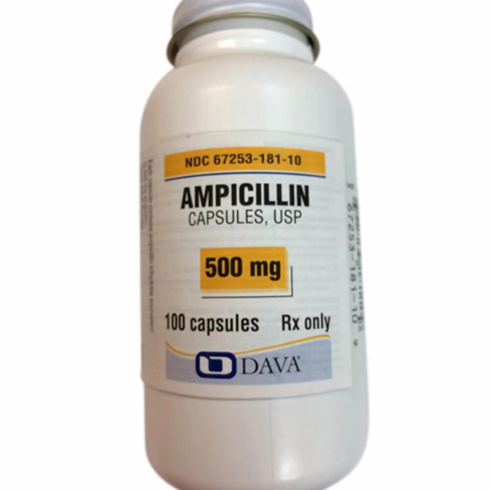 Rx Ampicillin (Generic) Capsules for Horses, Dogs, & Cats