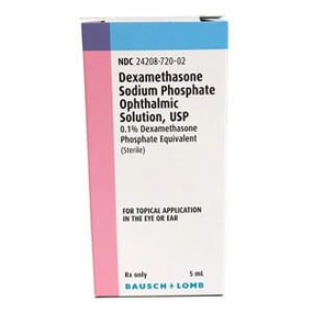 Rx Dexamethasone Sodium Phosphate Ophthalmic Solution 0.1% for Dogs & Cats, 5 mL
