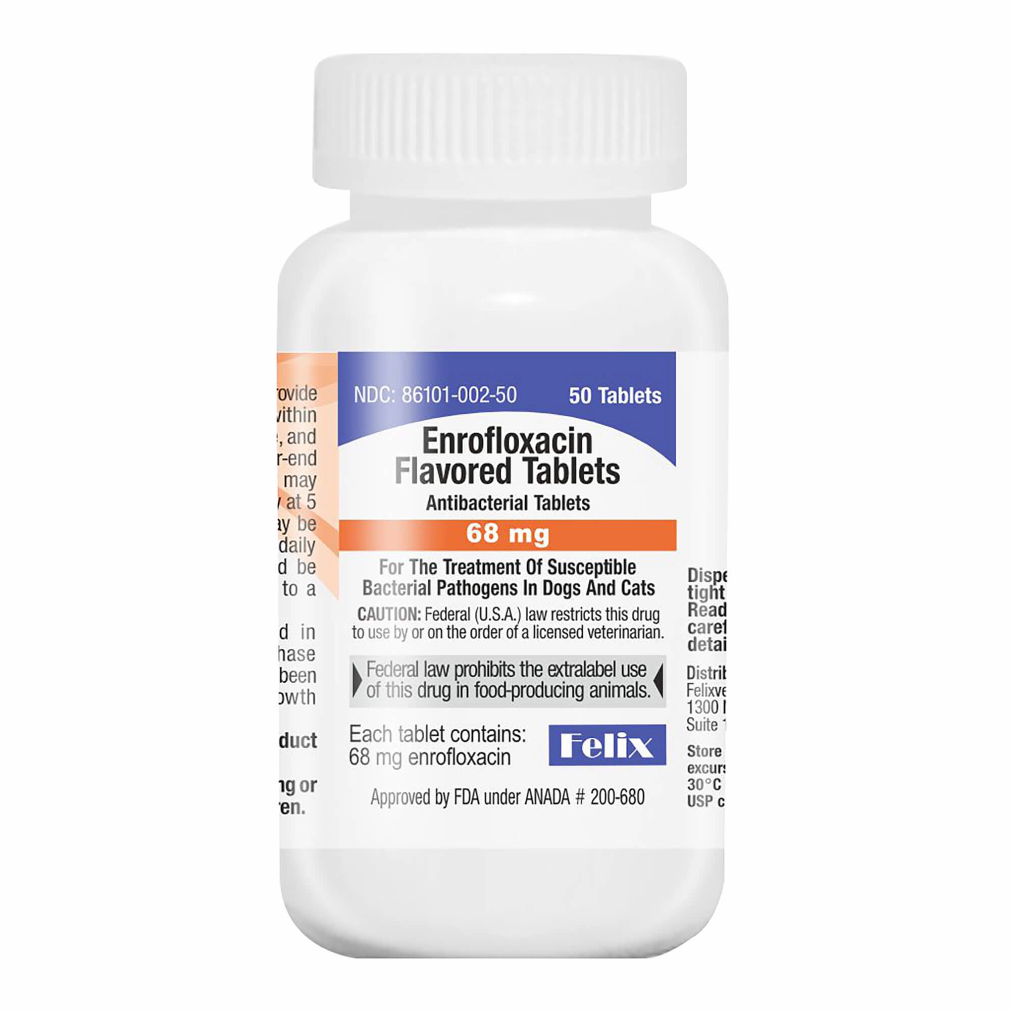 Rx Enrofloxacin (Generic) Flavored Tablets for Dogs & Cats