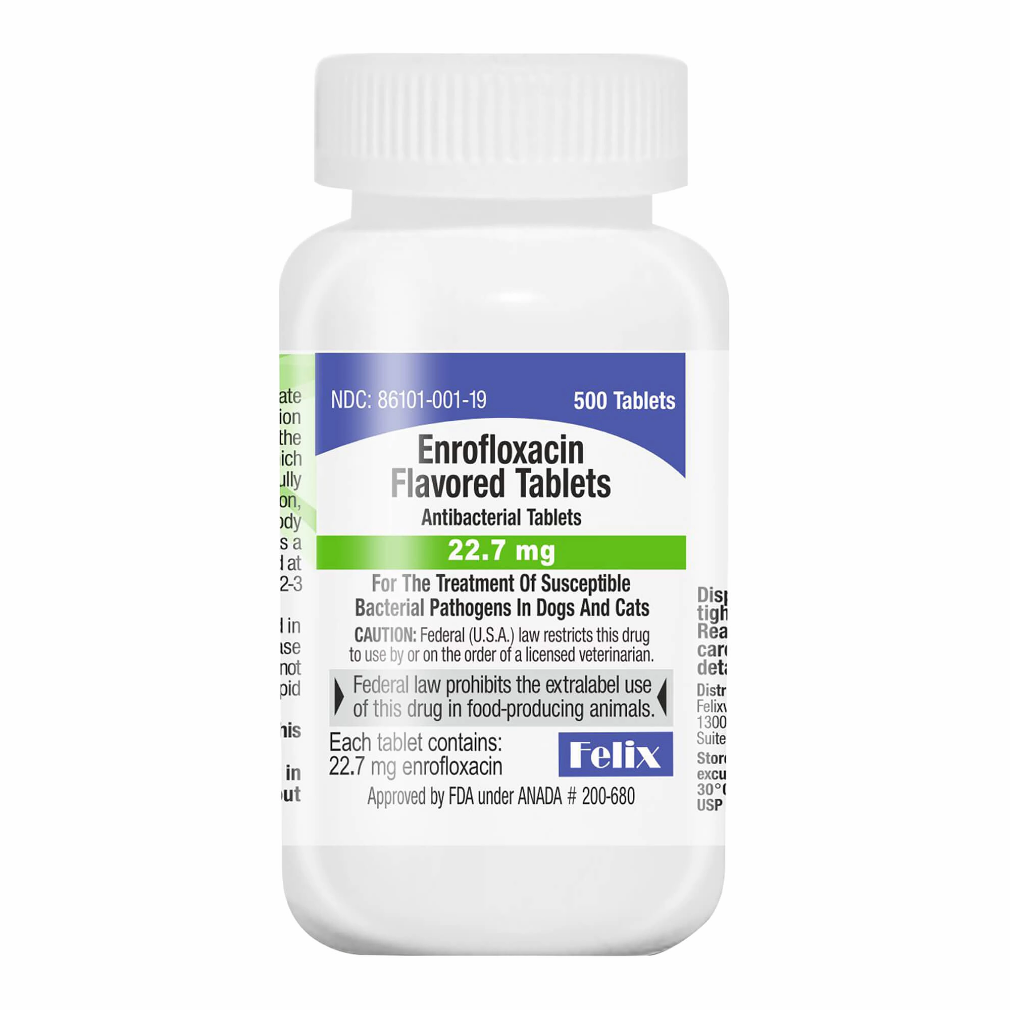 Rx Enrofloxacin (Generic) Flavored Tablets for Dogs & Cats