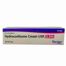 Rx Hydrocortisone Cream, 2.5% x 1 oz Tube
