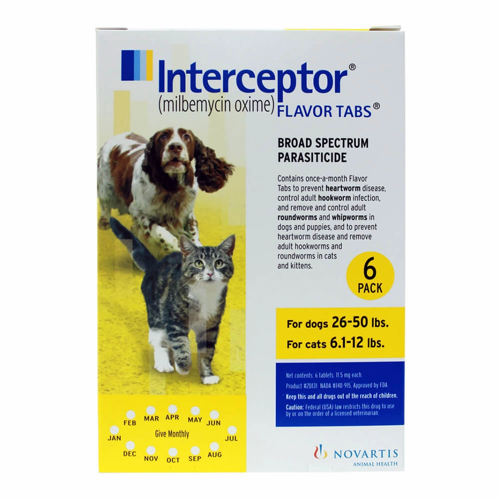 Rx Interceptor Tablets for Dogs & Cats