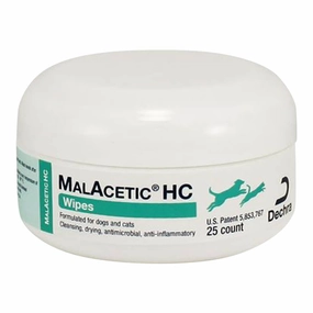 Rx MalAcetic HC Wipes, 25 ct