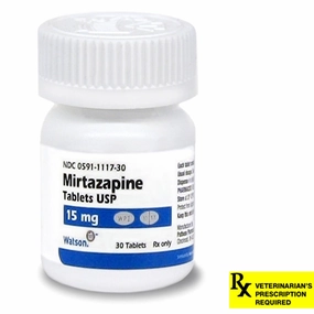 Rx Mirtazapine (Generic) Tablets for Dogs & Cats