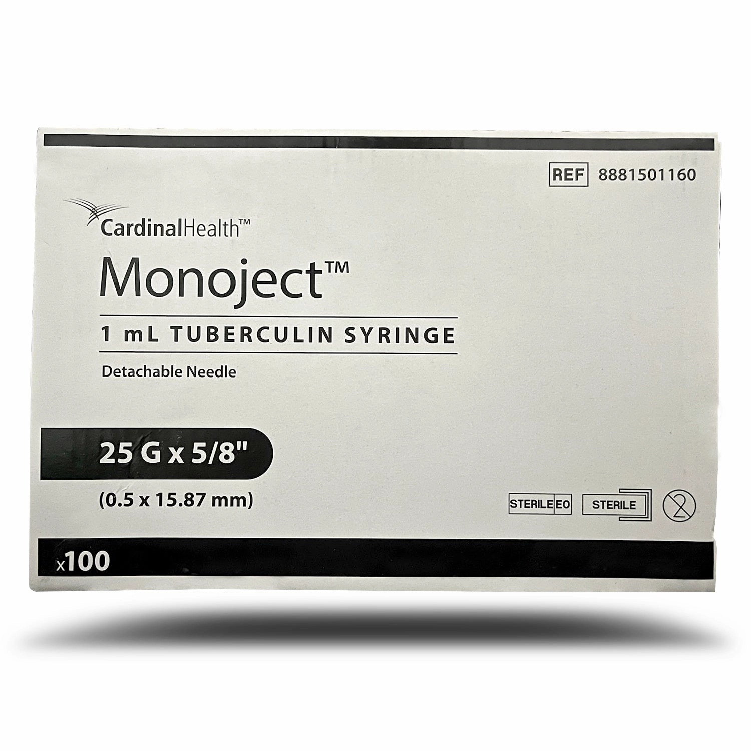 Rx Monoject Tuberculin (TB) Syringe with Needle