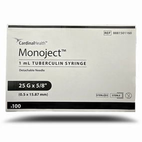 Rx Monoject Tuberculin (TB) Syringe with Needle