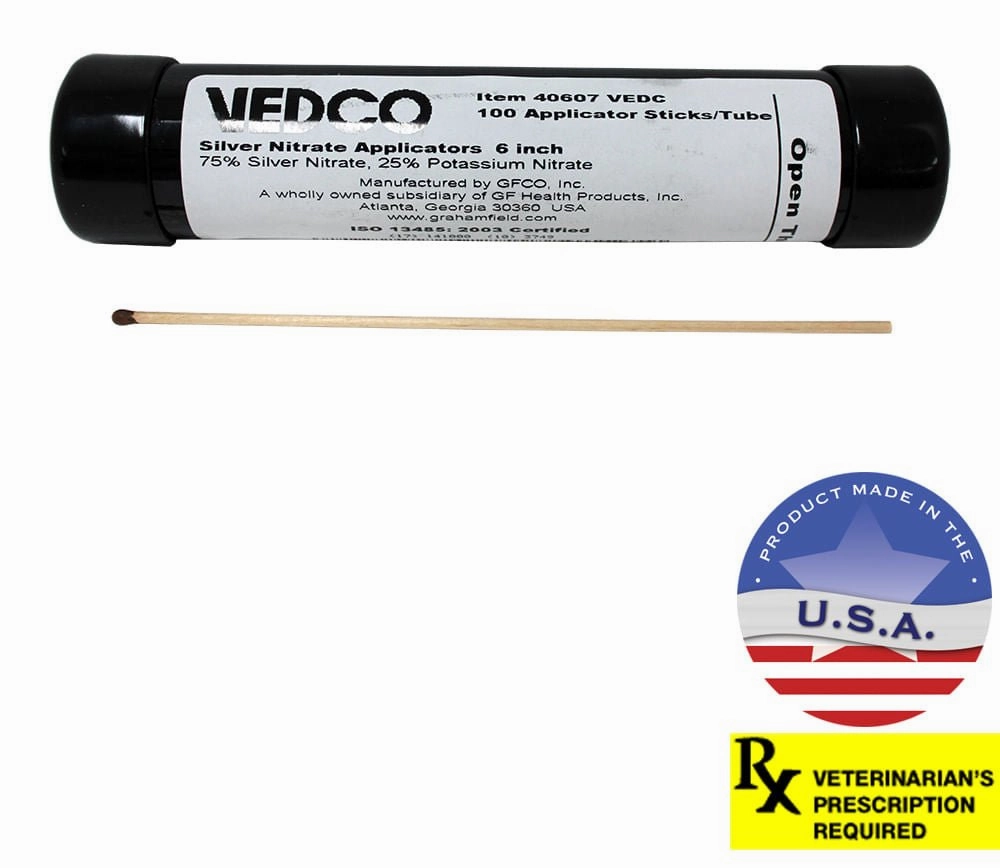 Rx Silver Nitrate Flexible Caustic Applicators, 6 inch