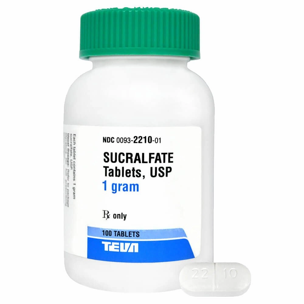 Rx Sucralfate (Generic) Tablets for Horses, Dogs, & Cats, 1 gram