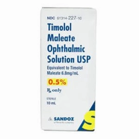 Rx Timolol Opth Solution 0.5%, 10ml Bottle