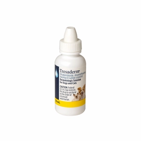 Rx Tresaderm (thiabendazole, dexamethasone, neomycin sulfate solution) Dermatologic Solution for Dogs & Cats