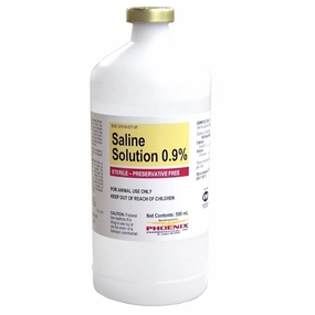 Rx Veterinary Saline Solution (Generic) 0.9% x 1000 mL