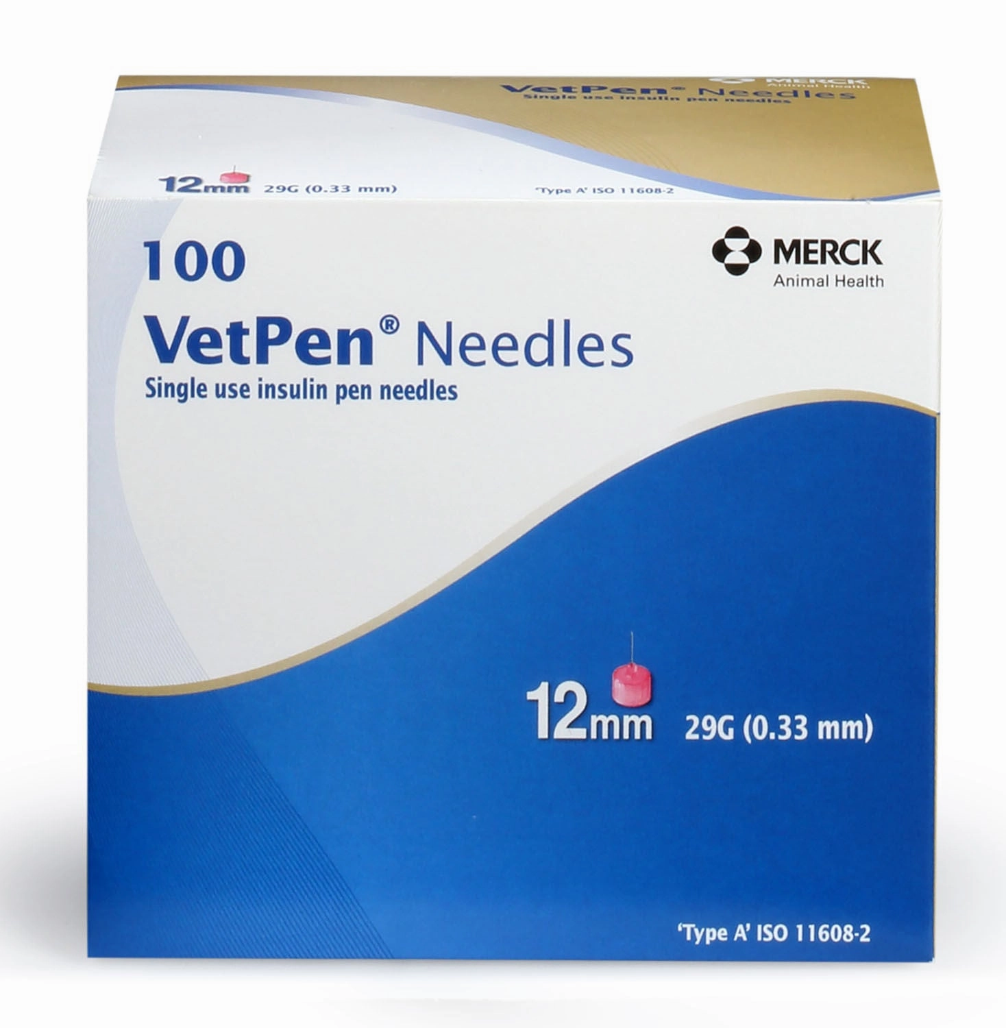 Rx Vetsulin VetPen Needle, 12 mm, 100 ct